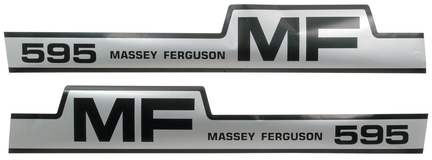 Emblemsæt MF595 - Massey Ferguson 595