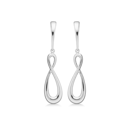 ENDLESS silver earrings | Danish design by Mads Z