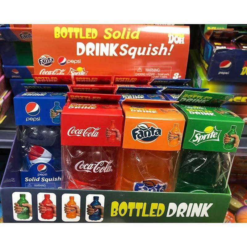 Bottled Drink Squishy Sjovt Sodavands Sanselegetøj - Coca Cola