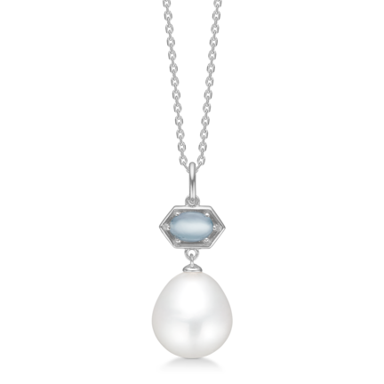 PEARL DELIGHT silver necklace | Danish design by Mads Z