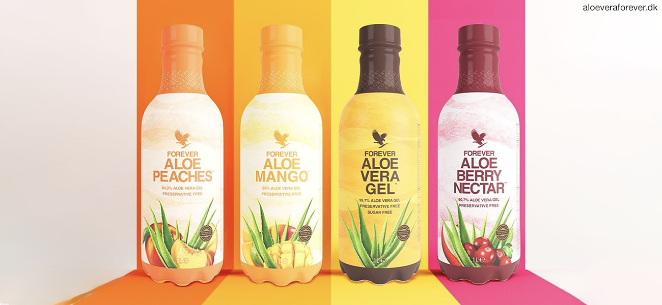 Forevers Aloe vera drikke i PET-flasker