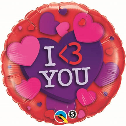 Valentines ballon til helium