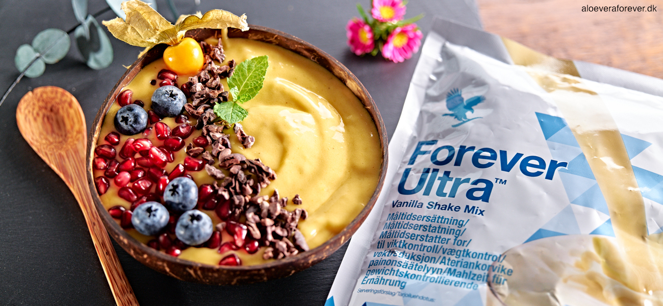 Gul smoothie med Forever Ultra Vanilla