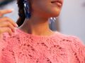 close up af flying magnolias sweater
