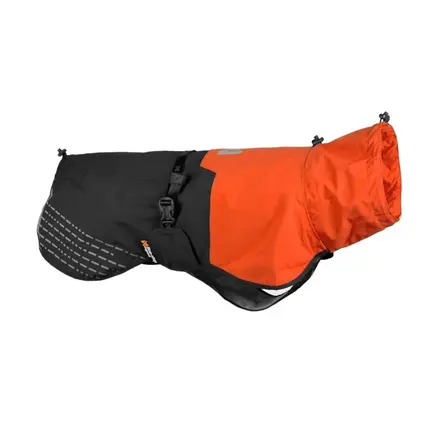 Non-stop Dogwear Fjord Raincoat Black/Orange | Regnjakke Til Hund