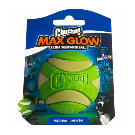 Chuckit Max Glow Squeaker Medium