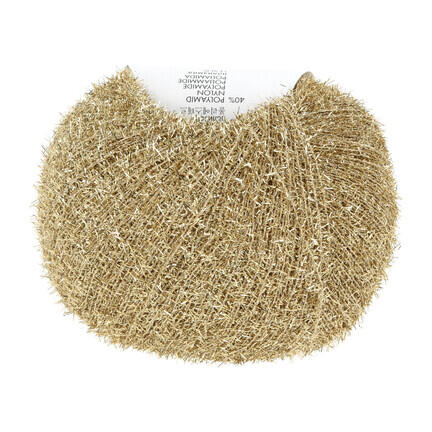 garnnoegle af maerket astra fra lang yarn i farven guld