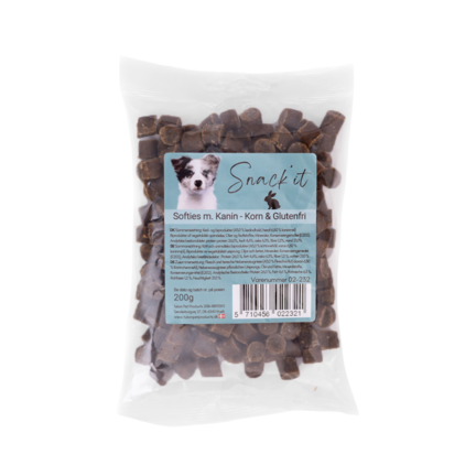 Snack'it Softies m. Kanin - Korn & Glutenfri 200g