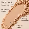 Pudder foundation, Vandafvisende med SPF 15