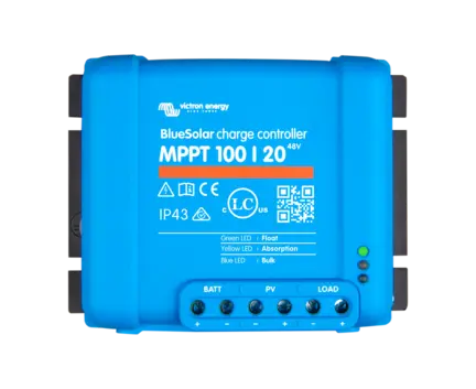victron bluesolar mppt 100-20 48v solcelle regulator shop12volt