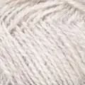 close up af garnet finull fra Rauma i farven lys beige meleret 4078