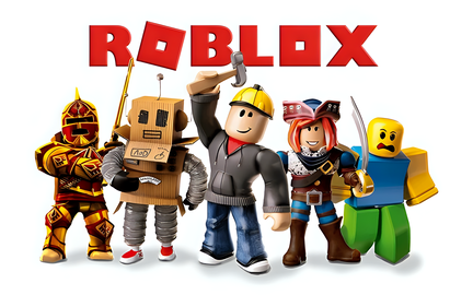 Roblox A4 kageprint med rødgylden ridder, paprobot, bygger, piratin og klassisk figur