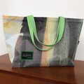 bannerbag, banner bag, bæredygtigt design, unik, taske, Huset Venture Kolding, socialøkonomi, socialt bæredygtigt