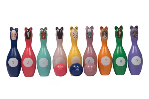 Bowling-spil - Heste