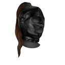 Ouch! Xtreme Mask With Brown Ponytail