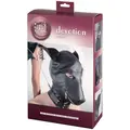 Fetish Collection Devotion Mask – sort fetishmaske med åbninger til øjne og mund