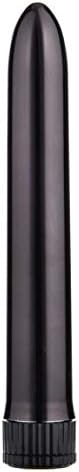 18 cm sort vibrator med sort bund – klassisk sexlegetøj i stilrent design.