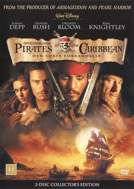Pirates Of The Caribbean, Den Sorte Forbandelse, DVD Movie
