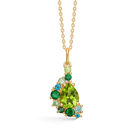 FOUR SEASONS SPRING pendant in 14 karat gold | Danish design by Mads Z