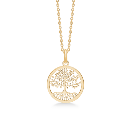 TREE OF LIFE pendant in 8 karat gold | Danish design by Mads Z