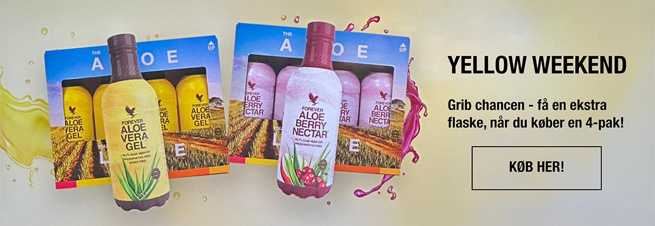 Yellow Weekend 2025 - Få 1 gratis, når du køber 4 drikkegeler