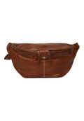 Frontvisning af den store bumbag Project 96 i Walnut Urban leather.