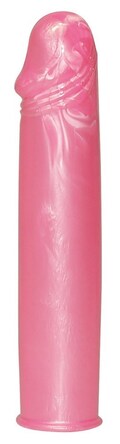 Rosa 9-delt lovetoy sæt med vibrator, dildo, vibroæg, masturbator, penisring, manchet, analkæde og lystkugler