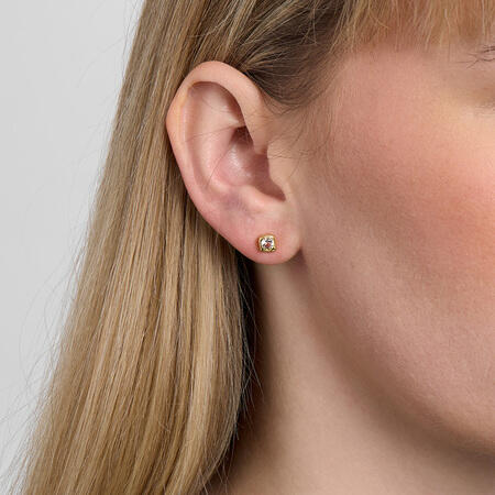 Elera øreringe i forgyldt sølv - studio.z