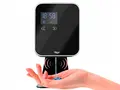 Eksklusiv berøringsfri sæbedispenser i stilren sort med display og bordstander – 500 ml automatisk sæbepumpe fra BigOutlet.