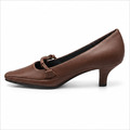 Aerosoles Dimple Cherrywood brun pump – indvendig profil