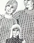 gammelt designbillede af den oprindelige Faeroe sweater som er inspiration til Agnes sweateren