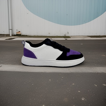 Dame Sneakers Hvid Lilla