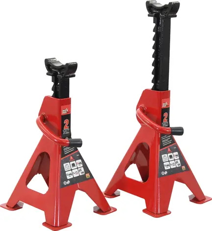 2 T. /2000 kg. Støttebukke sæt med 2