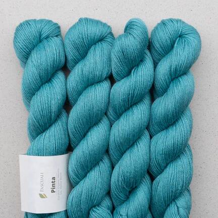 4 garnnoegle af maerket pinta fra pascuali i farven turquoise farvenummer 108