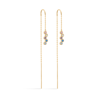 DIDO COLOUR earrings in 8 karat gold | Danish design by Mads Z