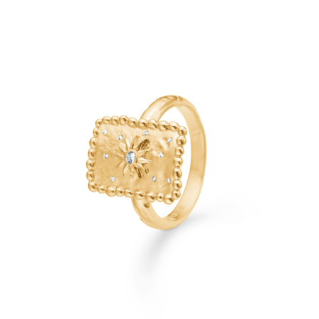 Liora ring i forgyldt sølv - studio.z