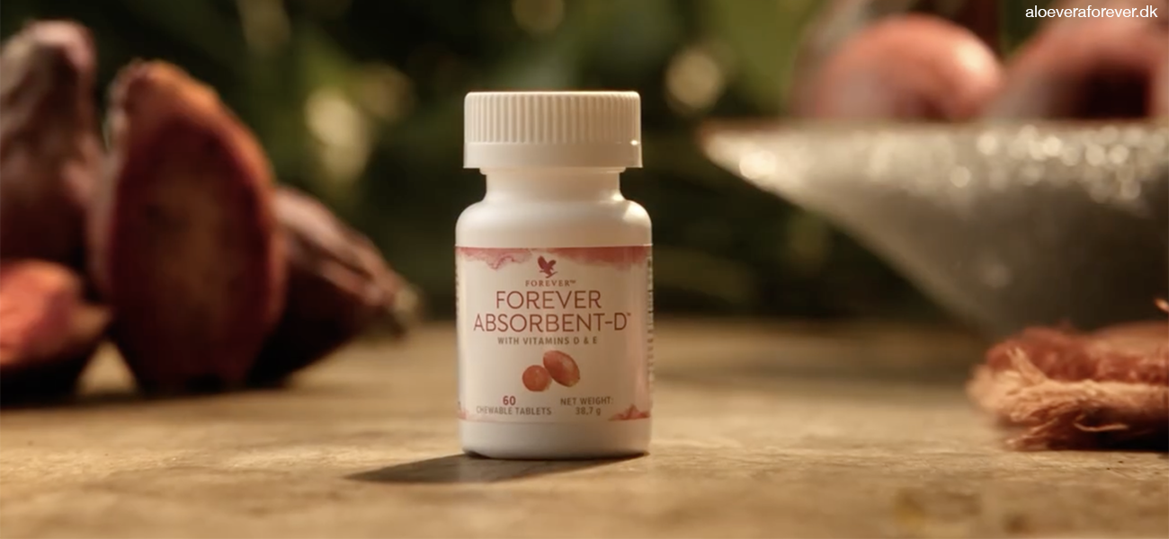 Forever Absorbent-D tyggetabletter med D-vitamin