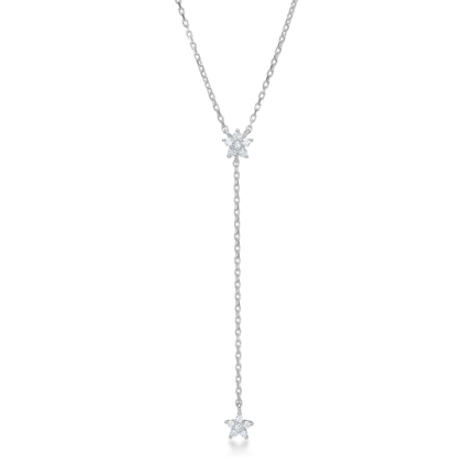 Céleste necklace in polished sterling silver