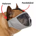 Trixie mundkurv til kortsnudede hunde - Billede med vejledning
