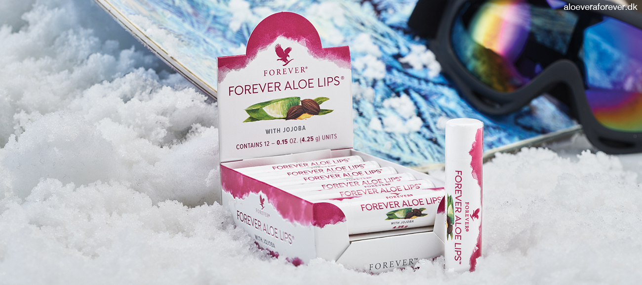 Forever Aloe Lips aleovera læbepomade i 12 stk. pakning