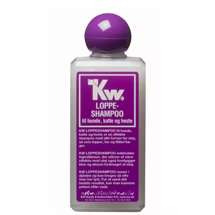KW Loppeshampoo 200 ml. - Pelspleje til fjernelse af lopper