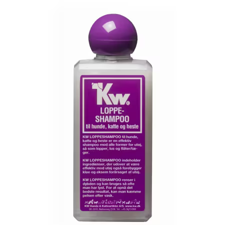 KW Loppeshampoo 200 ml. - Pelspleje til fjernelse af lopper