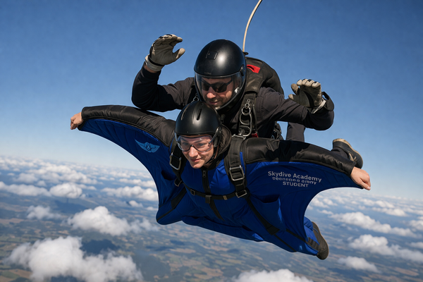 Wingsuit tandem - AFF skydive