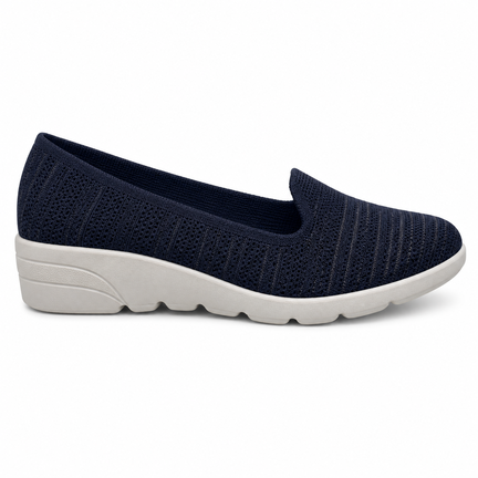 Damesko slip-on i sort og grå – komfort hele dagen