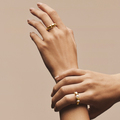 SWIRL ring in 14 karat gold | Danish design by Mads Z