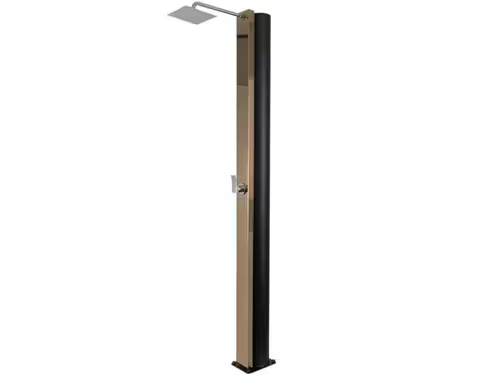 CRM LUXE DB11 - Solbruser 40 liter - Rose Gold Mirror, Med fodvask