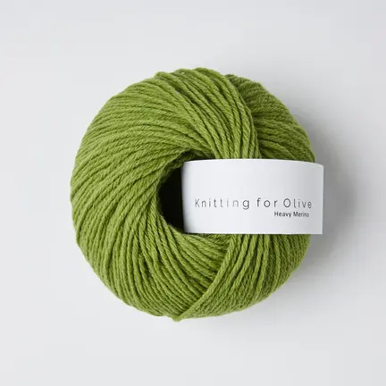 garnnoegle heavy merino fra knitting for olive i farven ærteskud