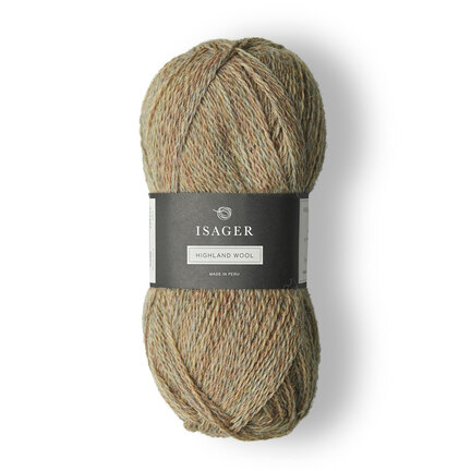 isager highland garn i farve stone