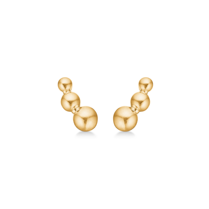 ALBA earrings in 8 karat gold | Danish design by Mads Z