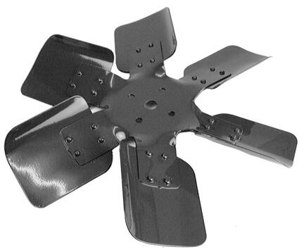 Kølervinge - Blæservinge - 6 blade - Ford 2000, 3000, 4000, 5000